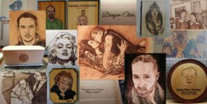 Portland Pyrography Private Client Collage