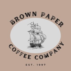 BROWN PAPER COFFEE COMPANY Logo