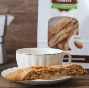 Almond Biscotti with Coffee