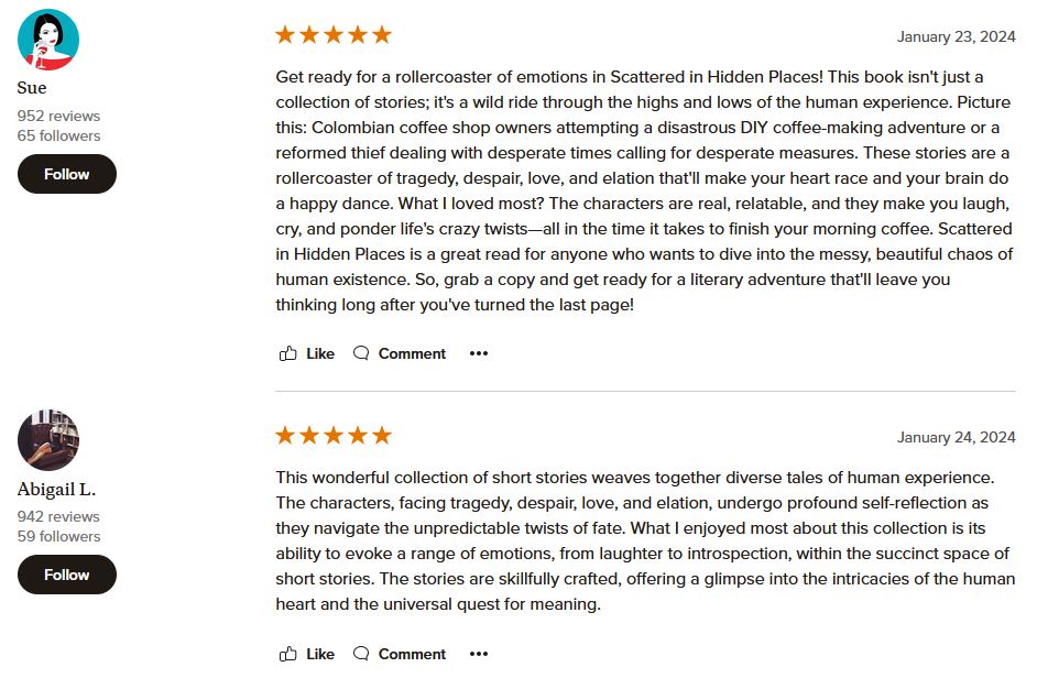 GoodReads Reviews