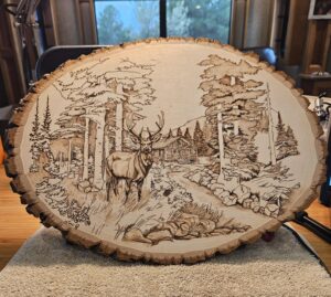 Deer and Mountain Cabin - In Progress