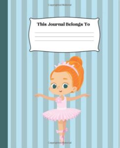 Strawberry Ballerina Journal Notebook for Girls